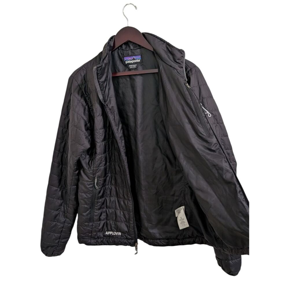 Patagonia Men's Nano Puff Jacket - AppLovin Corporate Promo Size M in Black - Picture 3 of 9